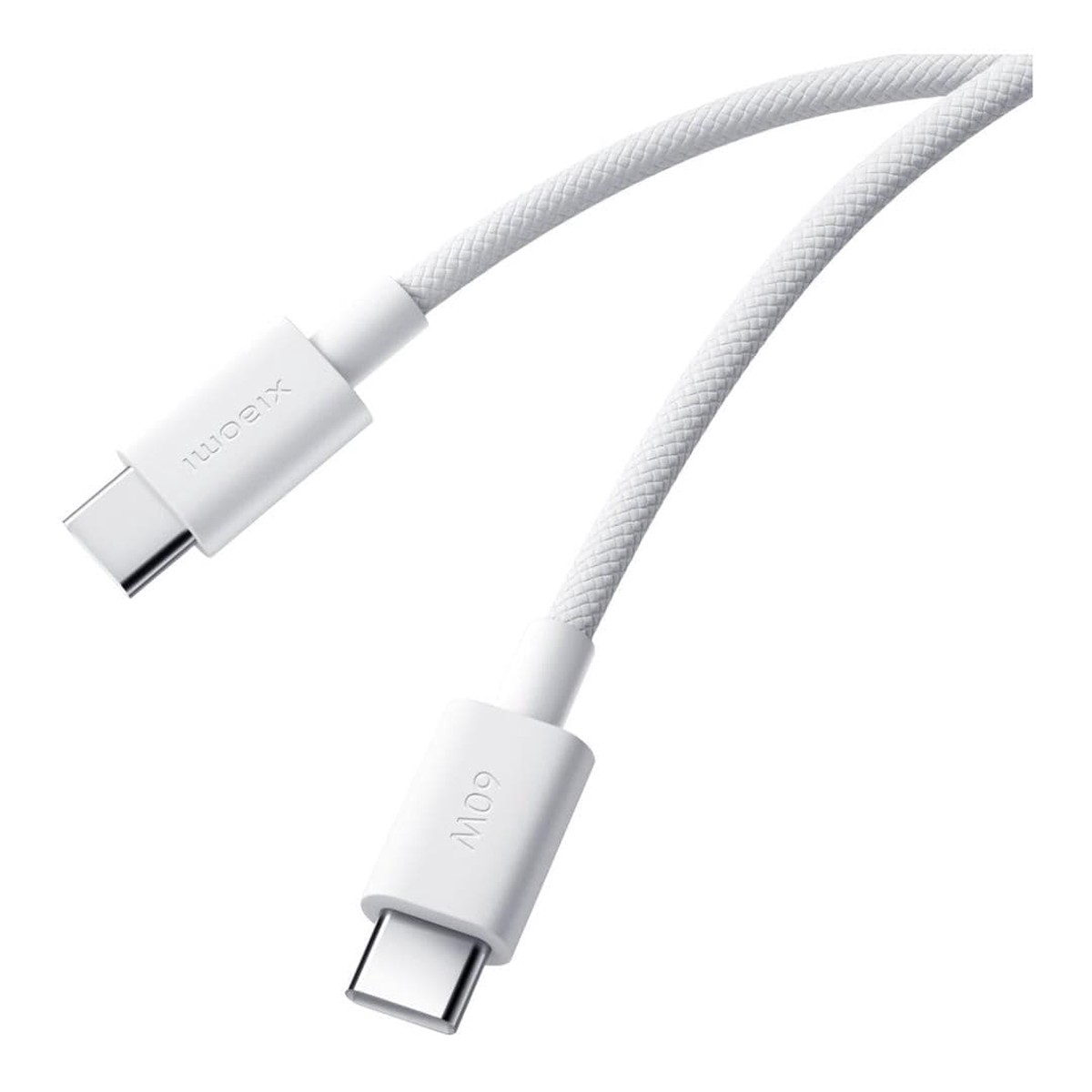 Xiaomi 1m 3A USB-C to USB-C Braided Cable White BHR0878GL