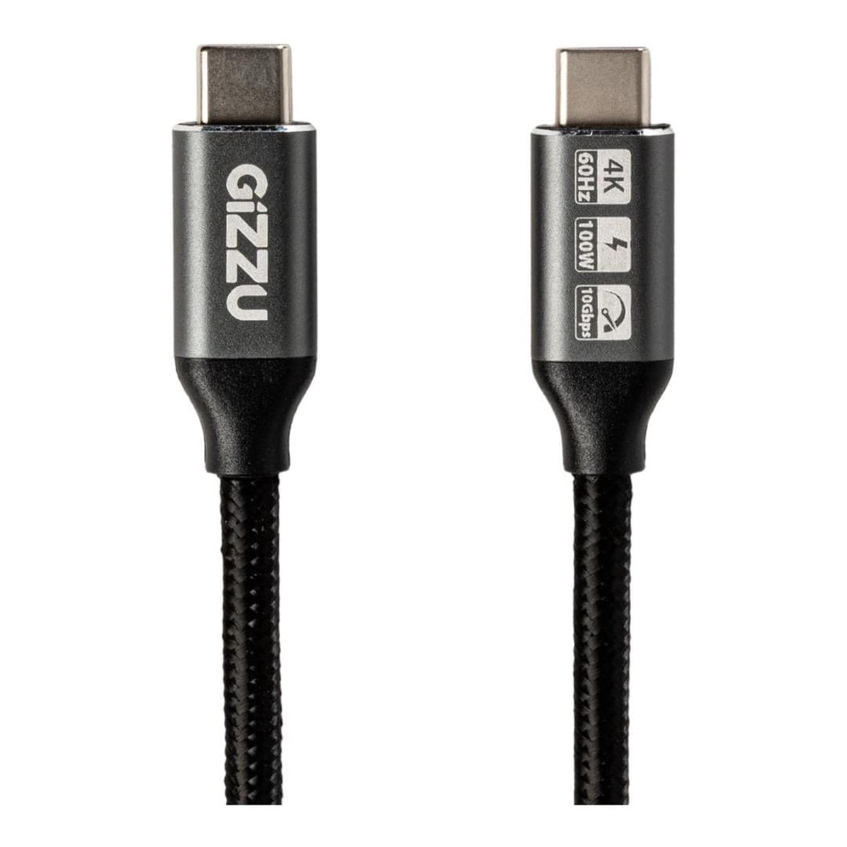 Gizzu 2m 100W 10Gbps Type-C Charging Cable GCPCC10010G-02