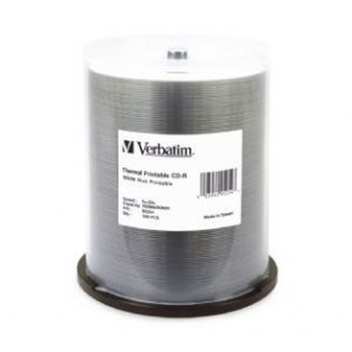 Verbatim CD-R 700MB 100Pk White Wide Thermal 52x  95254
