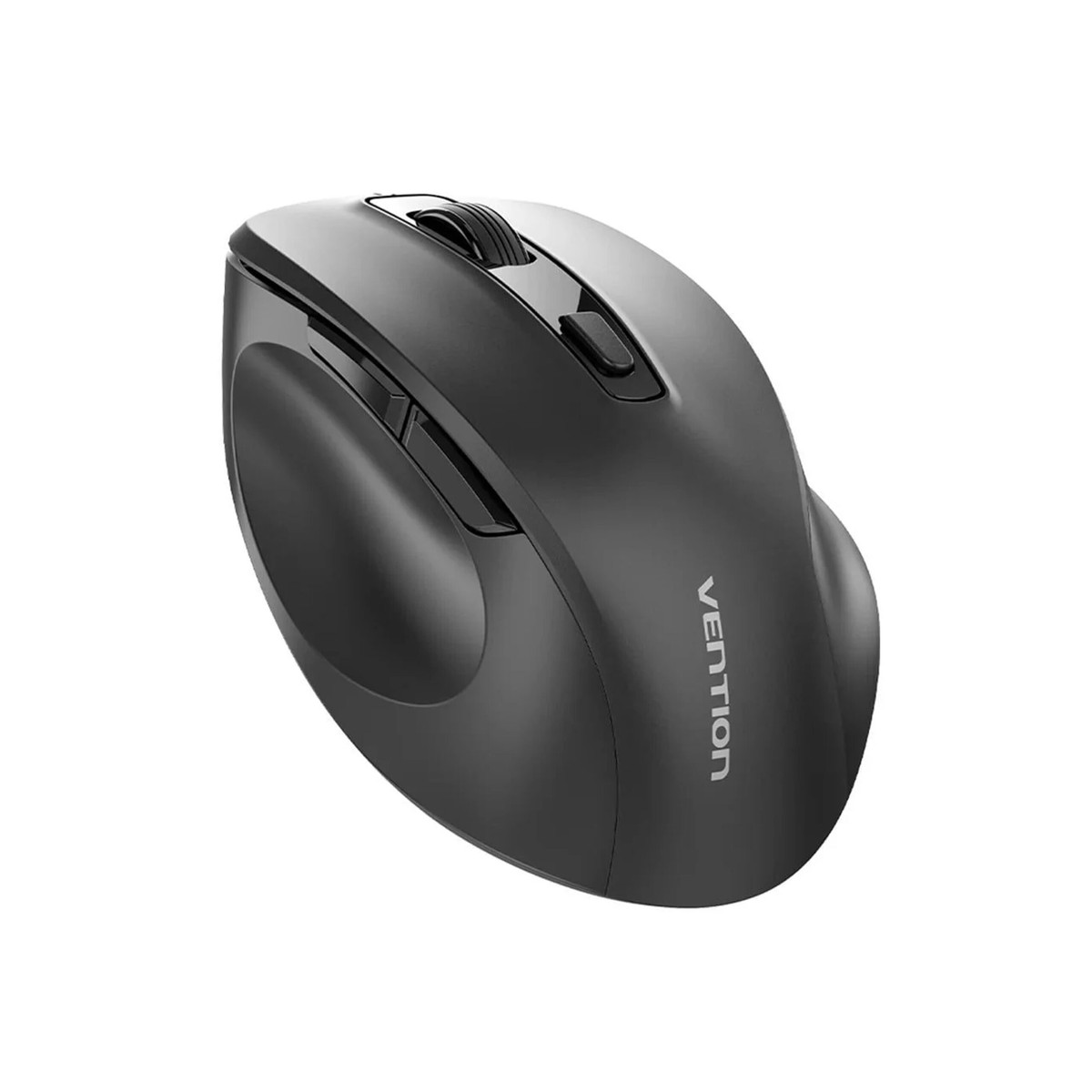Vention KTHB0-ST 6-Button 2.4GHz Wireless Ergonomic Mouse Black Silent Type (10m, DPI: 800 to 4000)