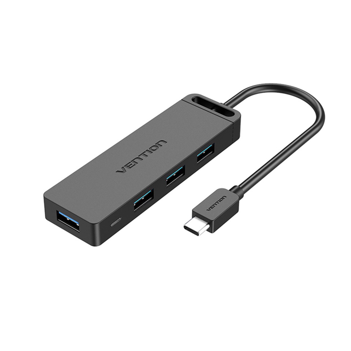 Vention TGKBB 5-in-1 Type-C to 4-Port USB 3.0 Hub  0.15M