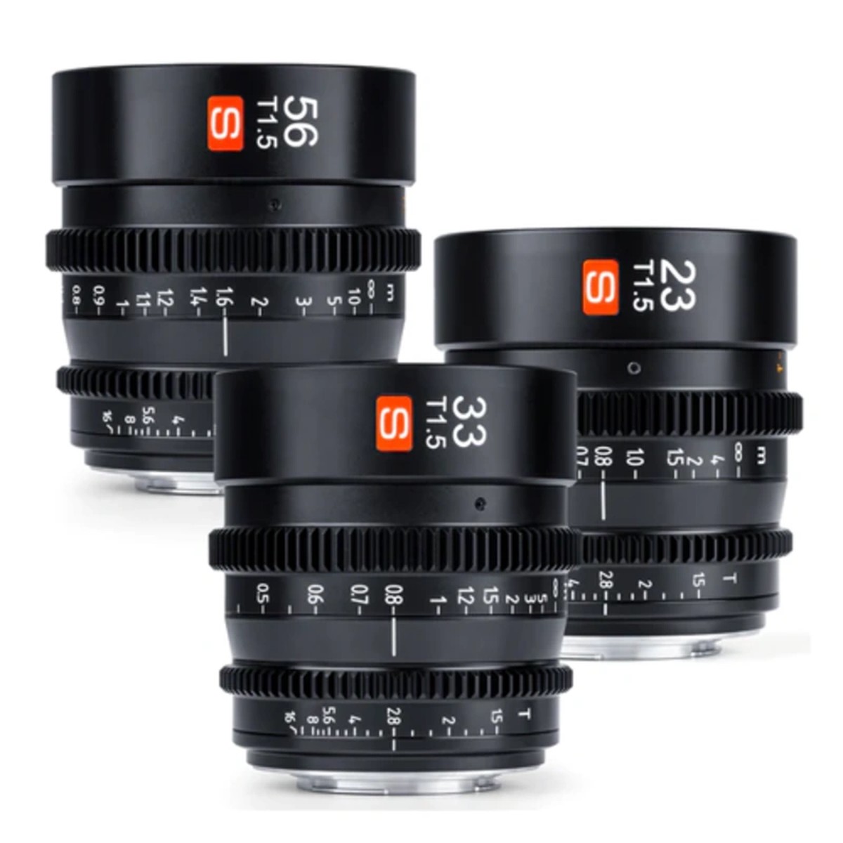 Viltrox 23mm 33mm 56mm T1.5 Cine Lens Kit for Sony E
